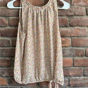 Floral Sleeveless Top